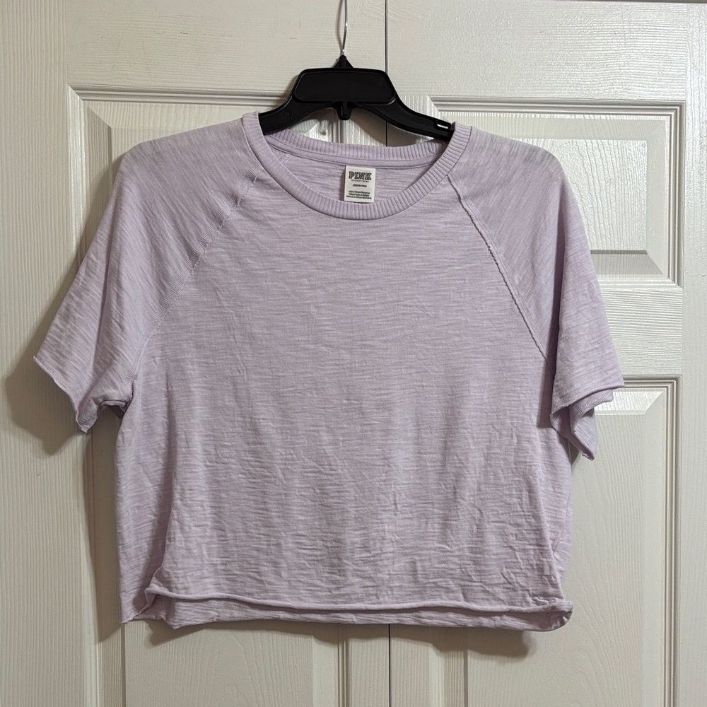 PINK Victoria's Secret Light Purple Short Sleeve Tee BRAND NEW